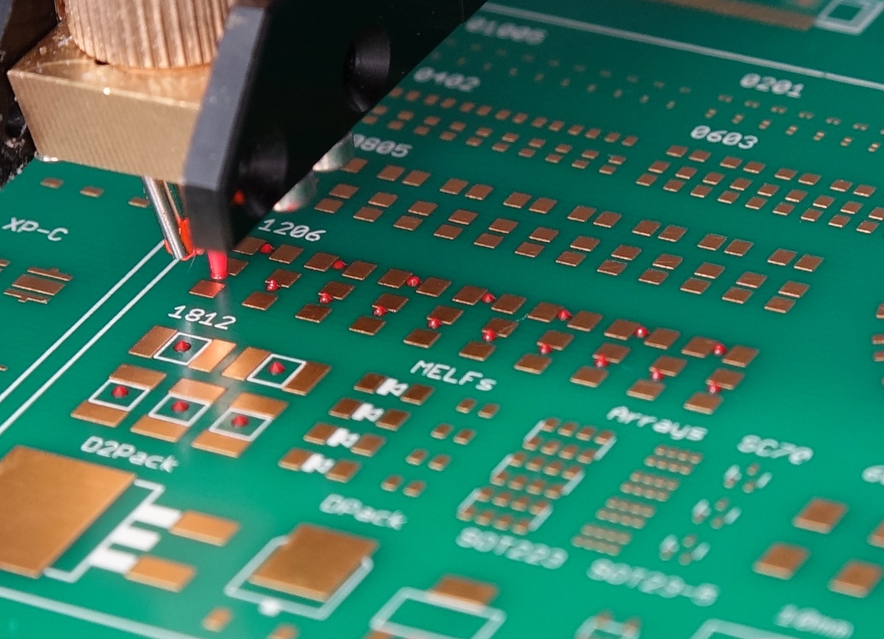PCB mounting material